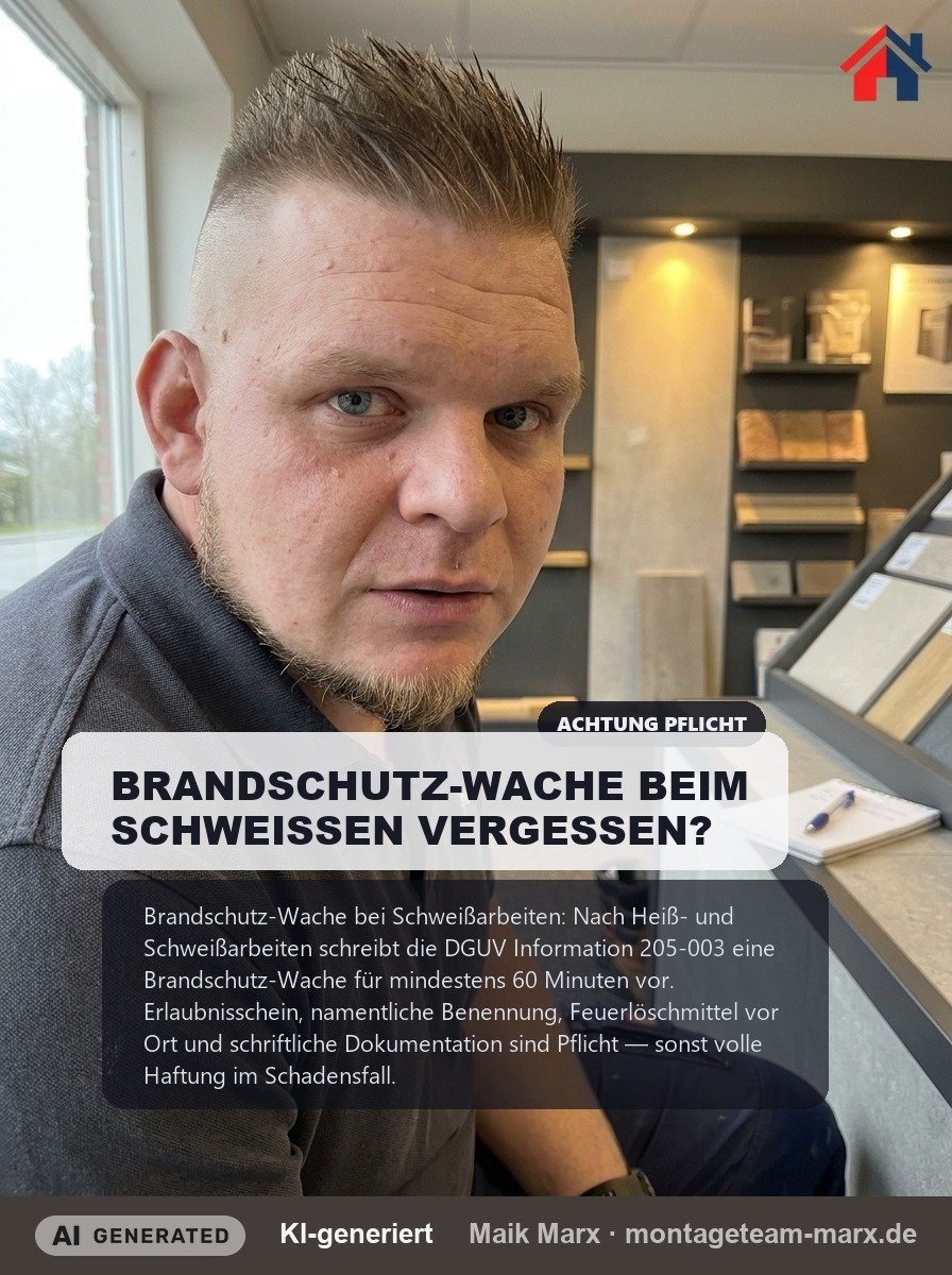Brandschutz-Wache bei Schweißarbeiten: Die unbekannte Pflicht