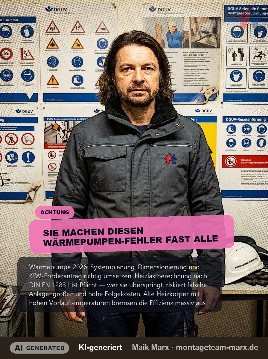 Wärmepumpe 2026: Diese Fehler kosten Sie bares Geld