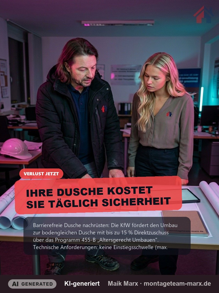 Dusche barrierefrei: Die KfW-geförderte Lösung für Ihr Zuhause