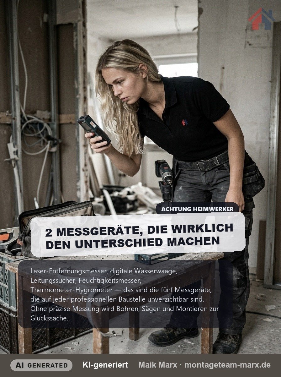 Messgeräte am Bau: Was Profis wirklich nutzen