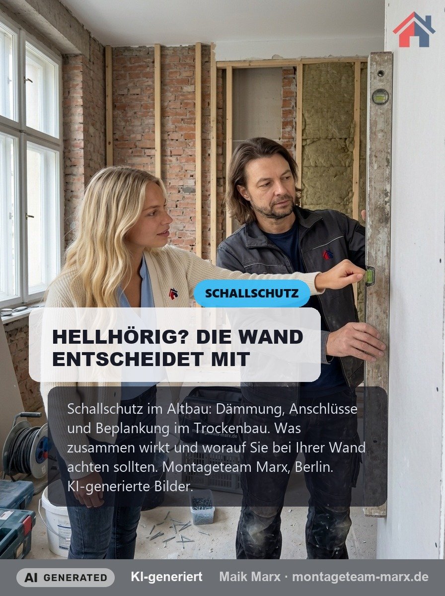 Schallschutz im Altbau: Was Trockenbau wirklich leistet