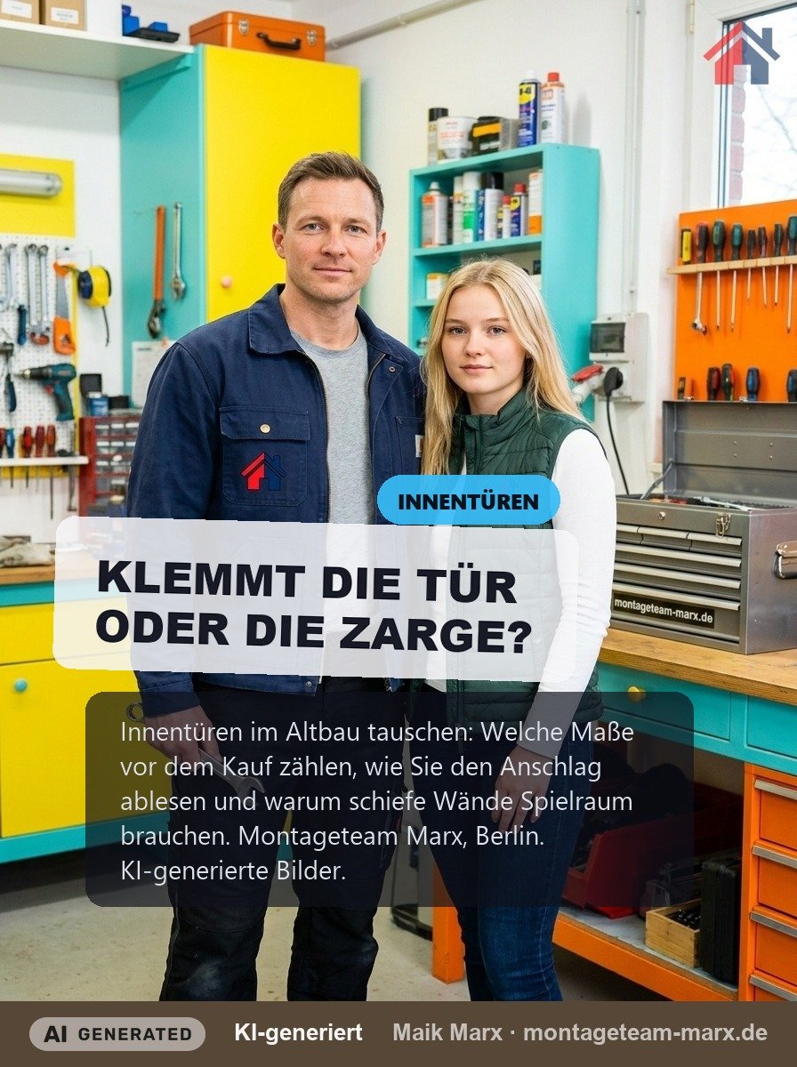 Innentüren im Altbau tauschen: Zarge, Maß und Anschlag