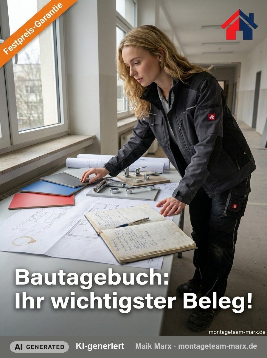 Bautagebuch: Der wichtigste Beleg im Streitfall