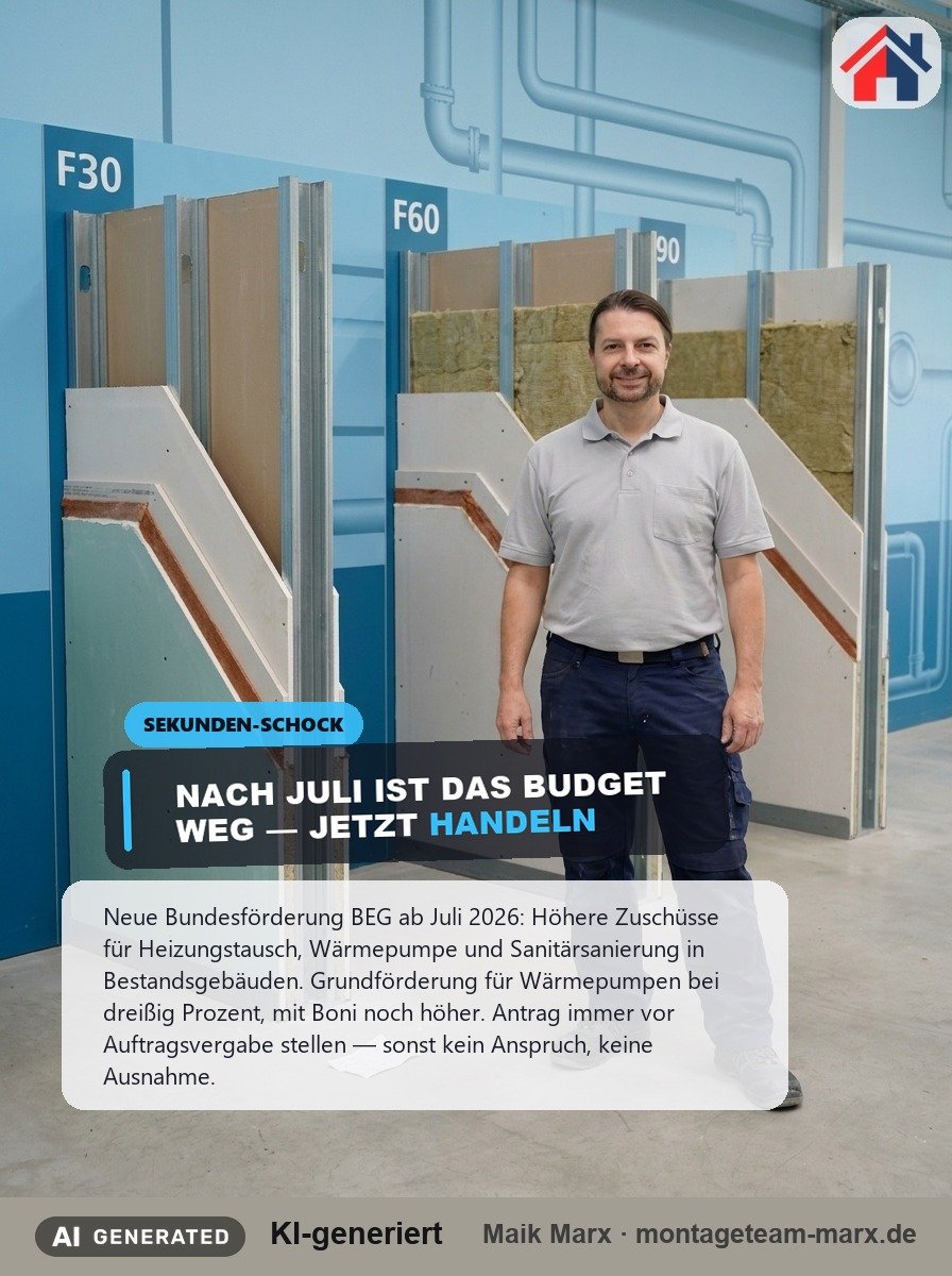 Neue Förderung ab Juli 2026: Was Bauherren jetzt tun müssen